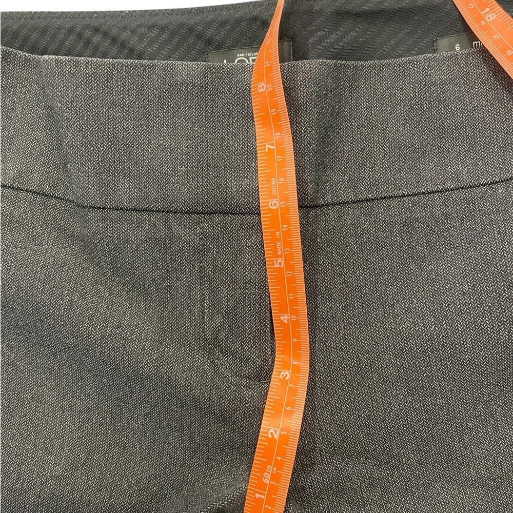 LOFT Marisa (Sleek Tailored) Black Boot Cut Pants - Picture 3 of 6
